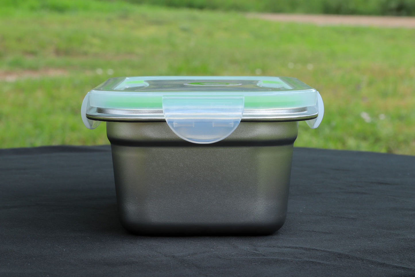 Recovery Basin Reusable Small Food Container - 33oz Stainless Steel with Leakproof PP Lid